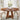 47” Round Wooden Dining Table for 4–6 People – Modern Pedestal Base, Scratch - Resistant Finish, Compact Kitchen & Dining Room TableBrown - Berkana Home