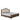 Elegant Solid Wood Bed Frame with Tufted Headboard & Roman Column AccentsQueen - Berkana Home