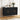 Modern Accent Sideboard Cabinet with Embossed Doors & Gold Legs - 48 inchBlack - Berkana Home