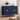 Modern Accent Sideboard Cabinet with Embossed Doors & Gold Legs - 48 inchBlue - Berkana Home