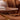 Modern Oval Coffee Table with Gold Legs – Low Profile Walnut Finish Center Table for Living RoomBrown - Berkana Home
