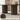Modern Rustic Rectangular Dining Table with Stylish Striped Pedestal Base for 6 - 8 Seats - Berkana Home