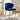 Modern Velvet Dining Chair with Gold Metal Legs & Tufted BackNavy blue - Berkana Home