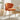Modern Velvet Dining Chair with Gold Metal Legs & Tufted BackOrange - Berkana Home