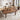 Rustic 63" Rectangular Dining Table – Farmhouse Style Wood Kitchen Table with Solid Legs for 4–6 PeopleBrown - Berkana Home
