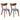 Set of 2 Contemporary Upholstered Dining Chairs with Solid Wood Frame & Breathable FabricWalnut - Berkana Home