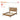 Solid Wood Platform Bed Frame with Curved Slatted Headboard, No Box Spring Needed, Vintage Natural Wood StyleQueenWalnut - Berkana Home