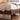 Solid Wood Platform Bed Frame with Curved Slatted Headboard, No Box Spring Needed, Vintage Natural Wood StyleQueenWalnut - Berkana Home